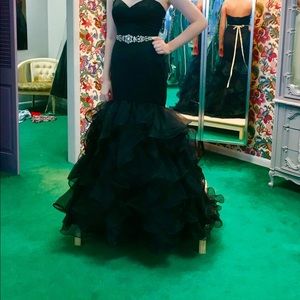 Mori Lee prom gown-Swarovski crystal belt